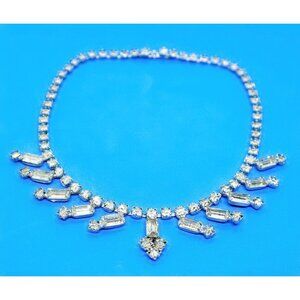 Vintage Rhinestone Necklace  1960's